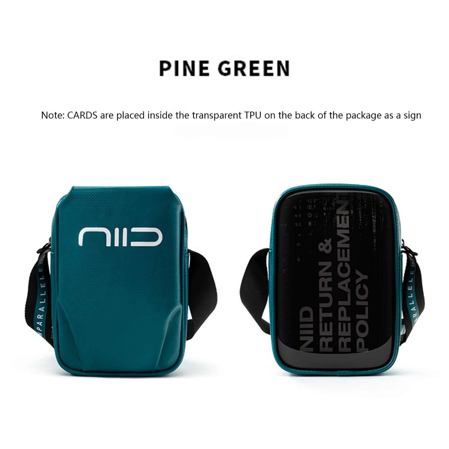 NIID Statements S2 Mini Sling Bag Pine Green