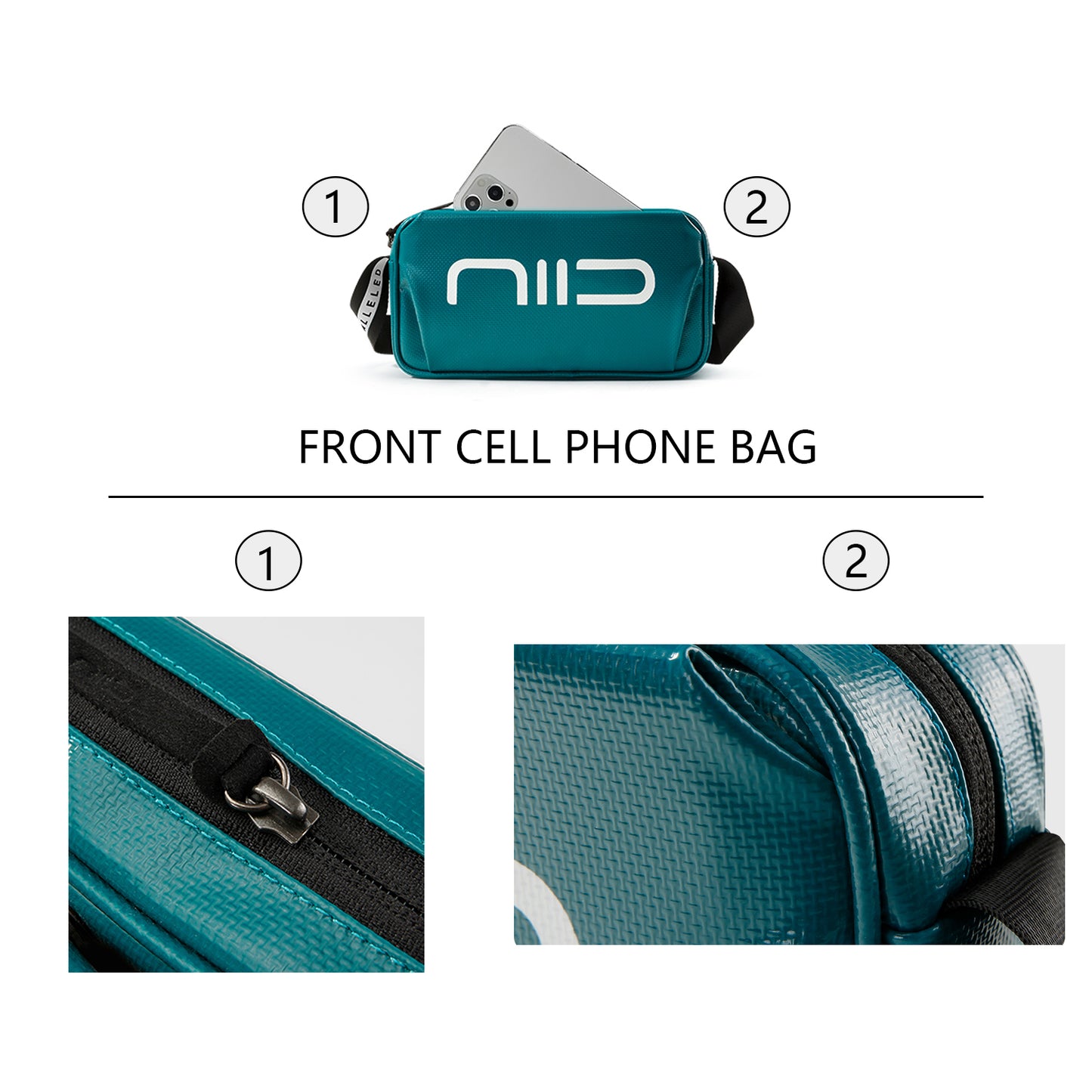 NIID Statements S1 Sling Bag Pine Green
